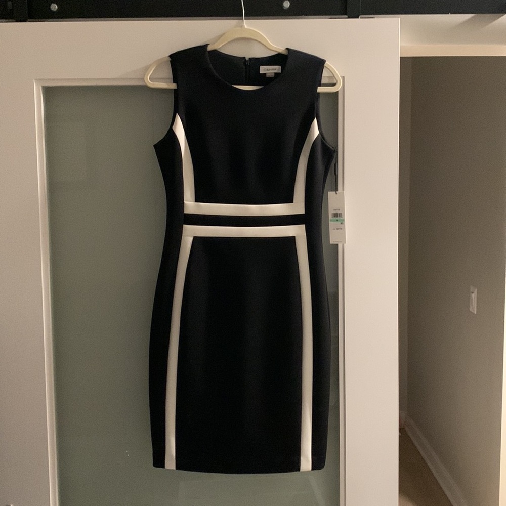 Black and white Calvin Klein dress - Picture 2 of 4